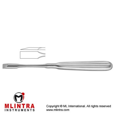FiberGrip™ Volkmann Bone Curette Oval - Fig. 3 Stainless Steel, 19 cm - 7 1/2"